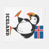 IJsland Fleece Deken (Voorkant (Horizontaal))