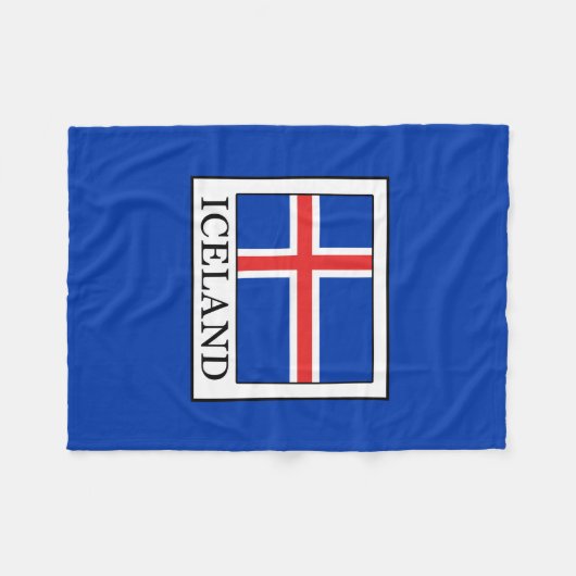 IJsland Fleece Deken (Voorkant (Horizontaal))