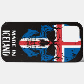 IJsland gemaakt in IJsland Skull iPhone Case Mate (Achterkant (horizontaal))