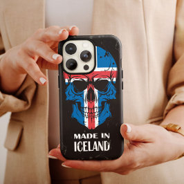 IJsland gemaakt in IJsland Skull iPhone Case Mate