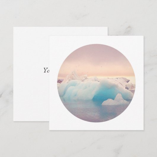 IJsland - Gepersonaliseerde kaart (Voorkant / Achterkant)