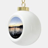 IJsland - Gepersonaliseerde keramische versiering Bal Ornament (Rechts)