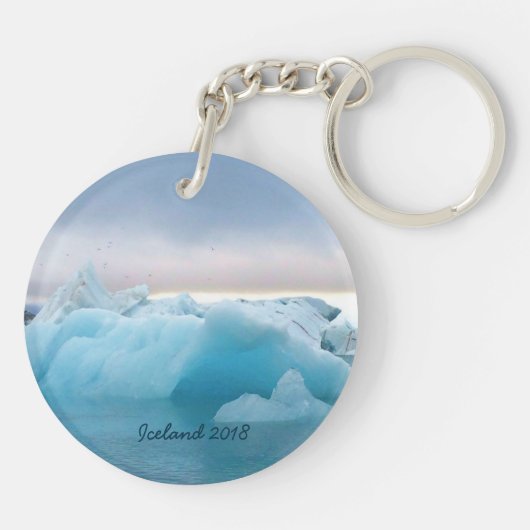 IJsland - Gepersonaliseerde sleutelhanger (Achterkant)
