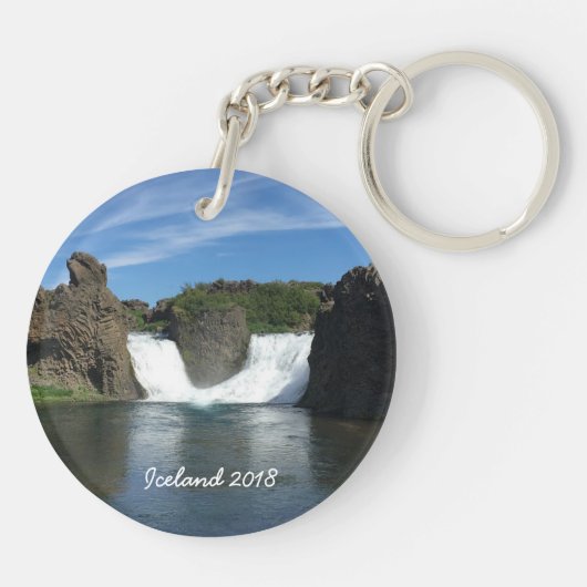 IJsland - Gepersonaliseerde sleutelhanger (Achterkant)