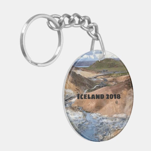 IJsland - Gepersonaliseerde sleutelhanger (Voorkant Links)