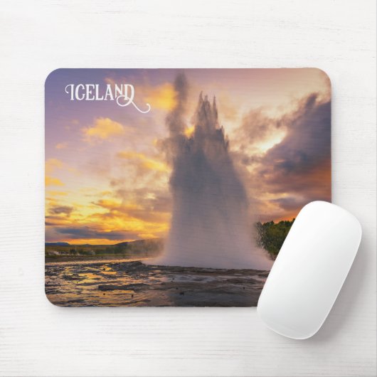 IJsland Geyser Muismat (Met muis)