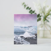 IJsland Glacier Lagoon Briefkaart (Staand voorkant)