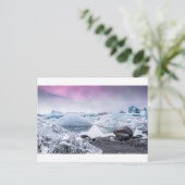 IJsland Glacier Lagoon Briefkaart (Staand voorkant)