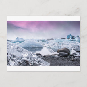 IJsland Glacier Lagoon Briefkaart