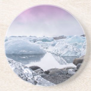 IJsland Glacier Lagoon Zandsteen Onderzetter