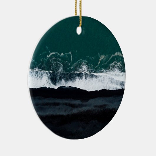 IJsland Glacier Solheimajokull Ornament (Rechts)