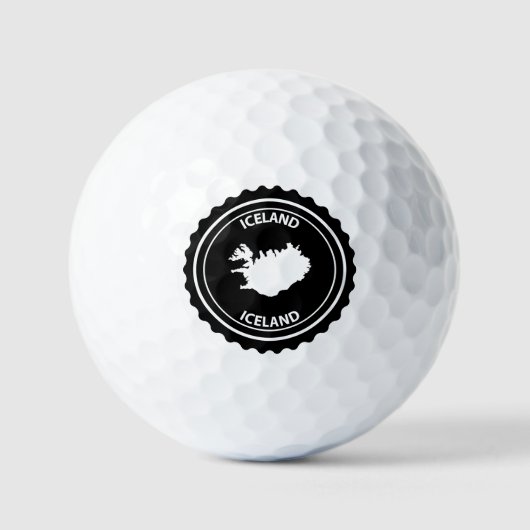 IJsland Golfballen (Voorkant)