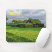 IJsland - Groene Huis Muismat (Met muis)