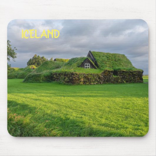 IJsland - Groene Huis Muismat (Voorkant)