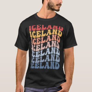 IJsland Groovy Retro Icelander T-shirt