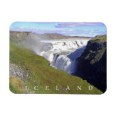 IJsland Gullfoss Waterfall uitzicht koelkastmagnee Magneet (Horizontaal)