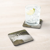 IJsland. Hafragilsfoss waterval in Bier Onderzetter (Rechterzijde)