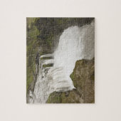 IJsland. Hafragilsfoss-waterval in Legpuzzel (Verticaal)