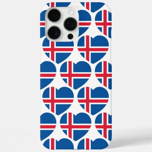 IJsland - hartvlag Case-Mate iPhone Case (Achterkant)