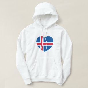 IJsland - hartvlag Hoodie