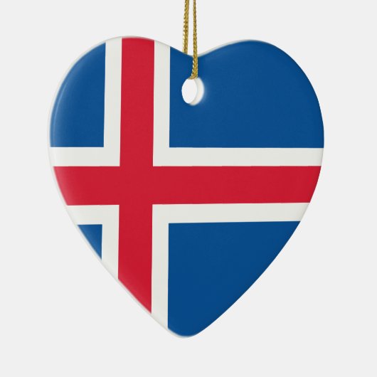 IJsland - hartvlag Keramisch Ornament (Rechts)