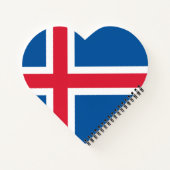 IJsland - hartvlag Notitieboek (Achterkant)