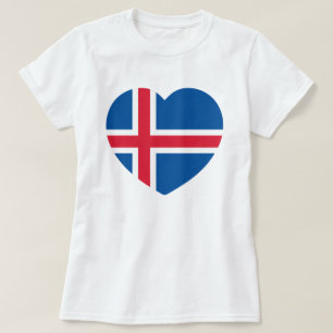 IJsland - hartvlag T-shirt