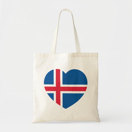 IJsland - hartvlag Tote Bag (Voorkant)