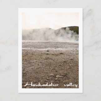 IJsland, Haukadalur vallei Briefkaart