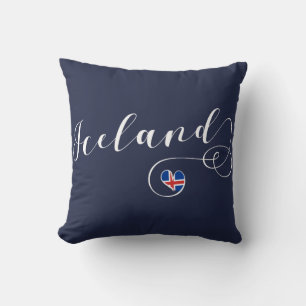 IJsland Heart Throw Cushion, IJslands Kussen