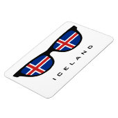 IJsland heeft aangepaste tekst en kleurenmagneet Magneet (Linkerzijde)