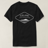 IJsland hernieuwbare energie gletsjer vulkaan elfe T-shirt (Design voorkant)