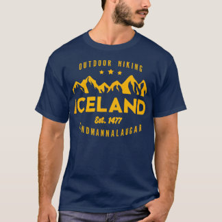 IJsland Hiking LANDMANNALAUGAR Est T-shirt