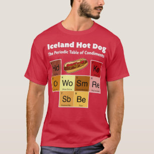 IJsland Hot Dog Viking Cuisine Reykjavik Remoulade T-shirt
