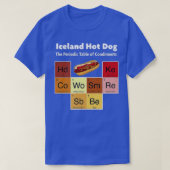 IJsland Hot Dog Viking Cuisine Reykjavik Remoulade T-shirt (Design voorkant)