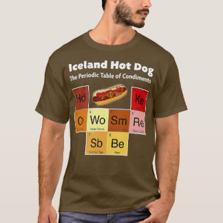 IJsland Hot Dog Viking Cuisine Reykjavik Remoulade T-shirt