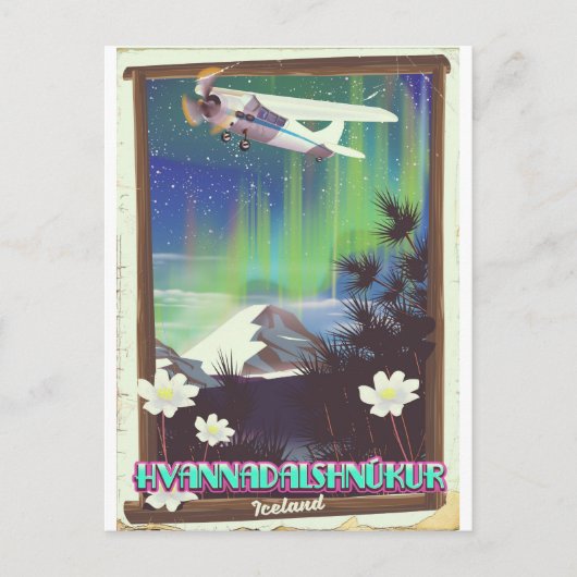 ijsland Hvannadalshnúkur Briefkaart (Voorkant)