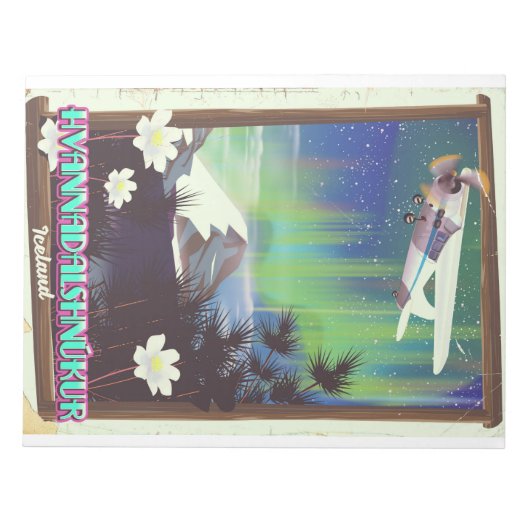 ijsland Hvannadalshnúkur Notitieblok (Voorkant)