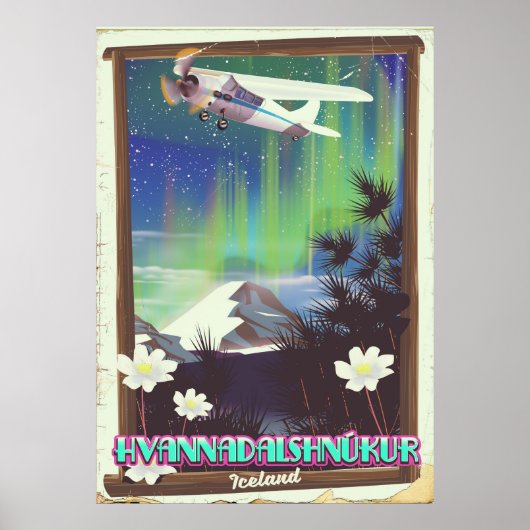 ijsland Hvannadalshnúkur Poster (Voorkant)