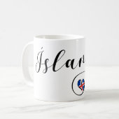 IJsland Ísland Heart Mok (Voorkant links)