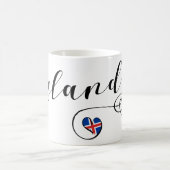 IJsland Ísland Heart Mok (Center)