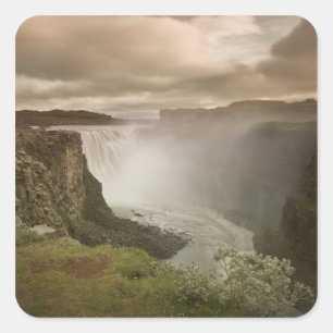 IJsland, Jokulsargljufur Nationaal Park. Vierkante Sticker