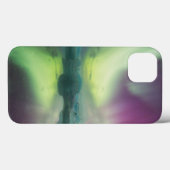 IJsland, Jokulsarlon. Aurora Lights Reflecteren Case-Mate iPhone Case (Achterkant (horizontaal))