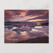 IJsland, Jokulsarlon Lagoon, landschap Briefkaart (Voorkant)