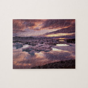 IJsland, Jokulsarlon Lagoon, landschap Legpuzzel
