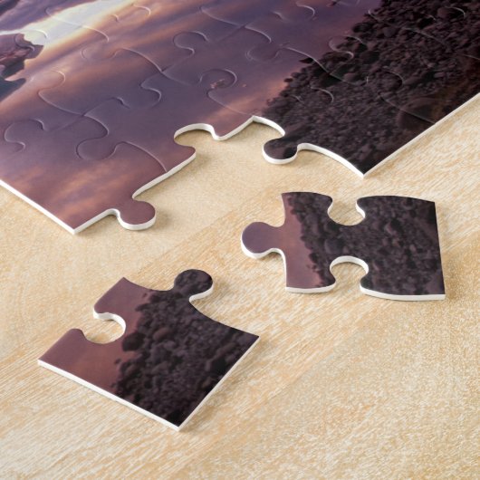 IJsland, Jokulsarlon Lagoon, landschap Legpuzzel (Zijkant)