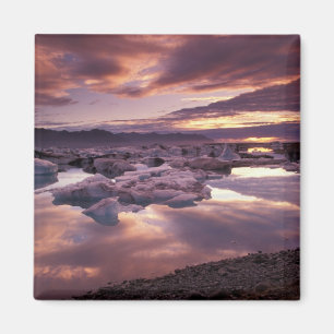 IJsland, Jokulsarlon Lagoon, landschap Magneet