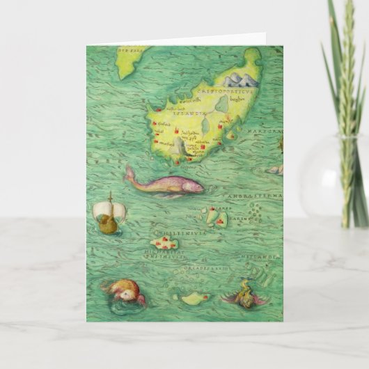 IJsland Kaart (Voorkant)