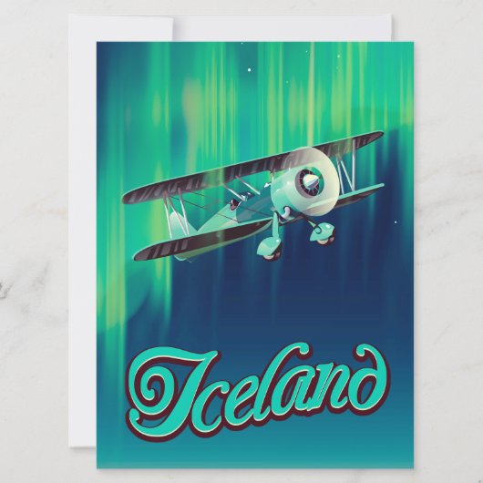 IJsland Kaart (Voorkant)