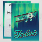 IJsland Kaart (Voorkant / Achterkant)